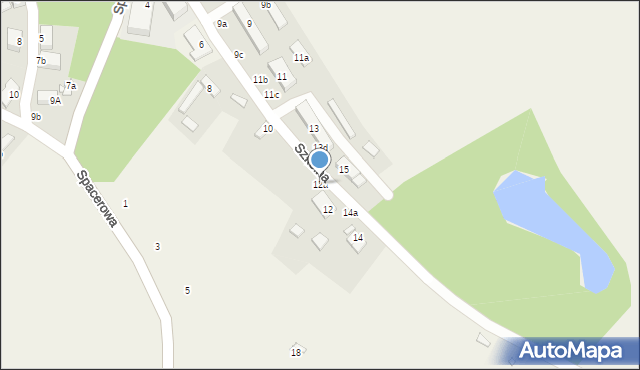 Korytowo, Szkolna, 12a, mapa Korytowo