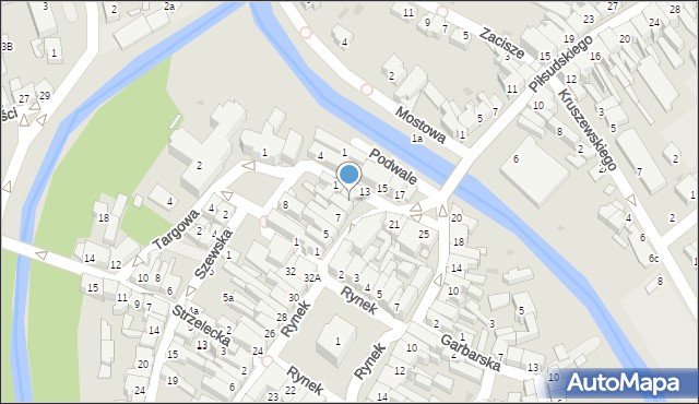 Kościan, Szczepanowskiego Stanisława, 11, mapa Kościan