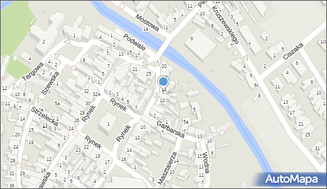 Kościan, Szczepanowskiego Stanisława, 12, mapa Kościan