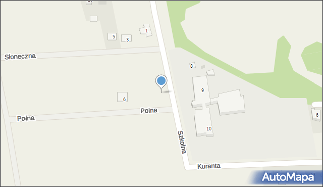 Kościelec, Szkolna, 9a, mapa Kościelec