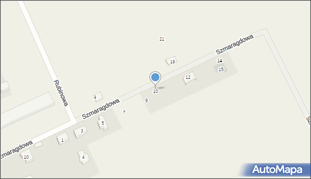 Kościeleczki, Szmaragdowa, 11, mapa Kościeleczki