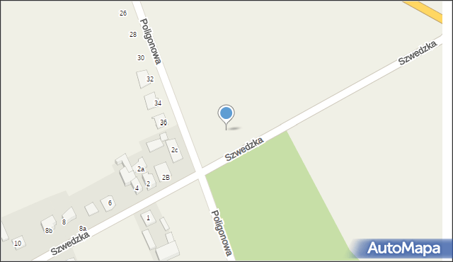 Kościelna Wieś, Szwedzka, 2d, mapa Kościelna Wieś