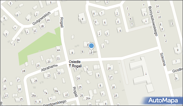 Kościerzyna, Szkolna, 4, mapa Kościerzyna