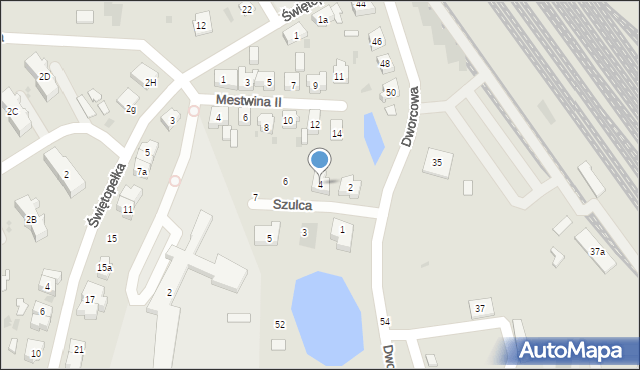 Kościerzyna, Szulca Władysława, 4, mapa Kościerzyna