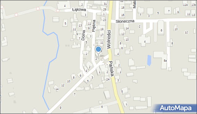 Kosów Lacki, Szkolna, 2a, mapa Kosów Lacki
