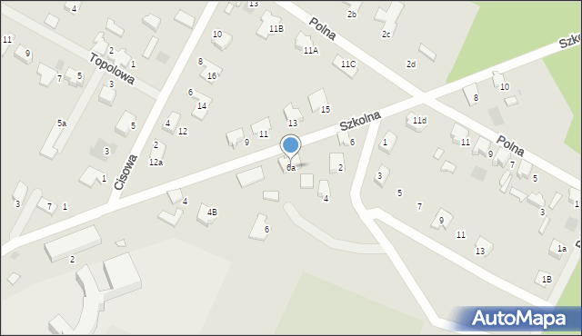 Kostrzyn nad Odrą, Szkolna, 6a, mapa Kostrzyn nad Odrą