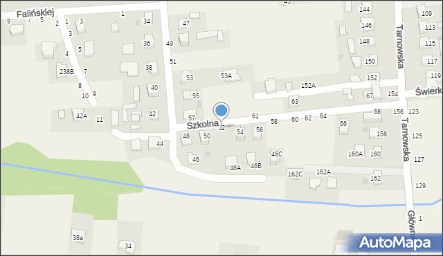 Koszyce Wielkie, Szkolna, 52, mapa Koszyce Wielkie