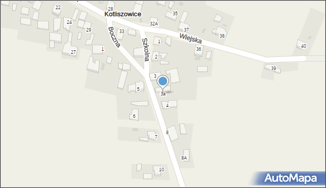 Kotliszowice, Szkolna, 3a, mapa Kotliszowice