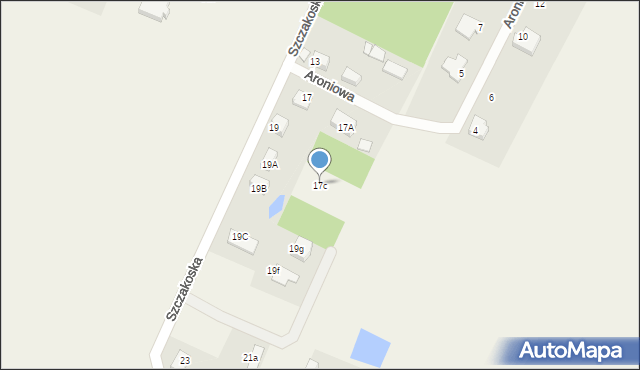 Kotorydz, Szczakoska, 17c, mapa Kotorydz