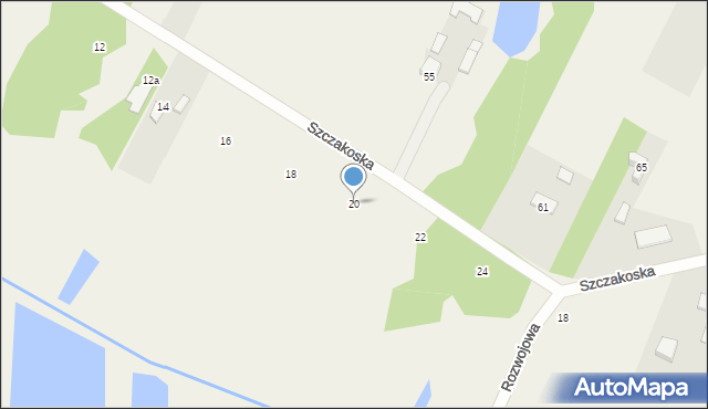 Kotorydz, Szczakoska, 20, mapa Kotorydz