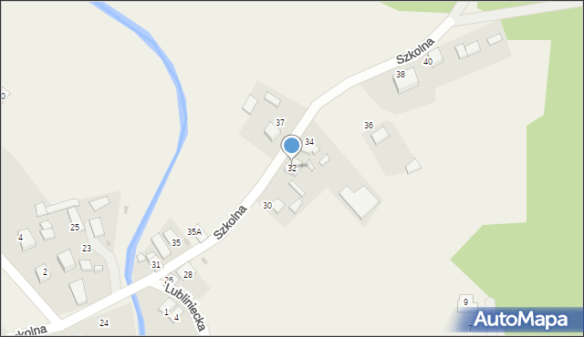 Koty, Szkolna, 32, mapa Koty