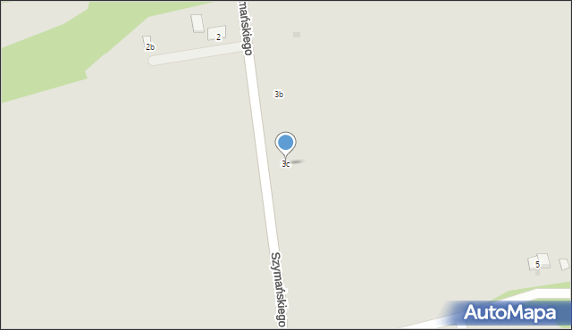 Kraków, Szymańskiego Edwarda, 3c, mapa Krakowa