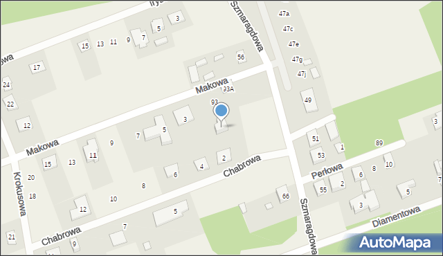 Krupniki, Szmaragdowa, 60, mapa Krupniki