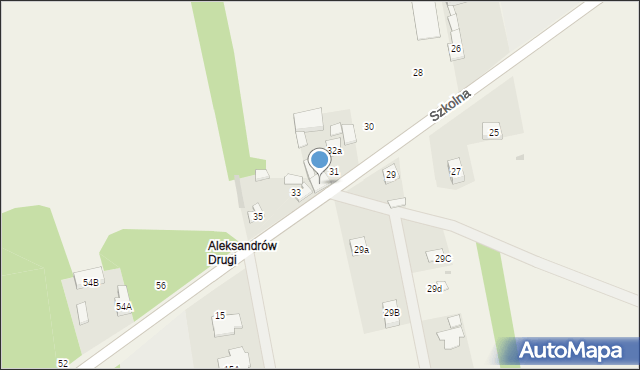 Kruszów, Szkolna, 32, mapa Kruszów