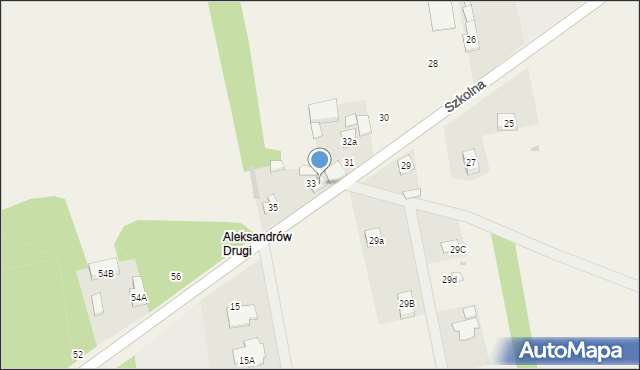 Kruszów, Szkolna, 34, mapa Kruszów