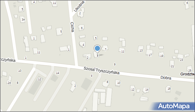 Kruszwica, Szosa Tryszczyńska, 3a, mapa Kruszwica