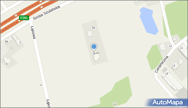 Kruszyn Krajeński, Szosa Szubińska, 5, mapa Kruszyn Krajeński
