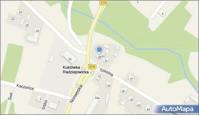 Kuklówka Radziejowicka, Szkolna, 29, mapa Kuklówka Radziejowicka