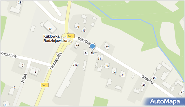 Kuklówka Radziejowicka, Szkolna, 36, mapa Kuklówka Radziejowicka