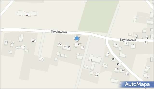 Kurozwęki, Szydłowska, 11A, mapa Kurozwęki