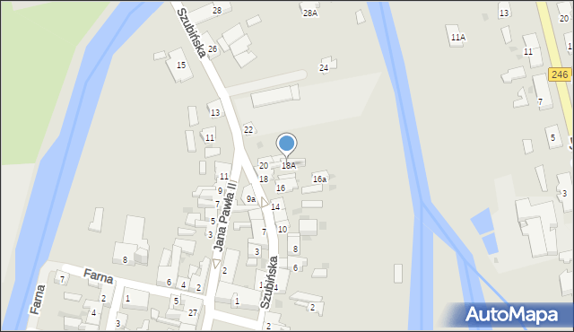 Łabiszyn, Szubińska, 18A, mapa Łabiszyn