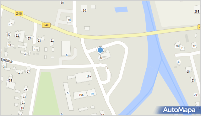 Łabiszyn, Szubińska, 30, mapa Łabiszyn