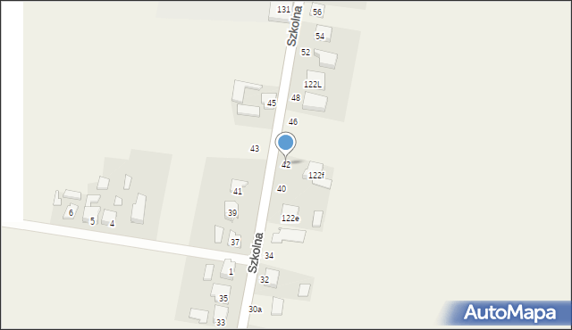 Lamki, Szkolna, 42, mapa Lamki