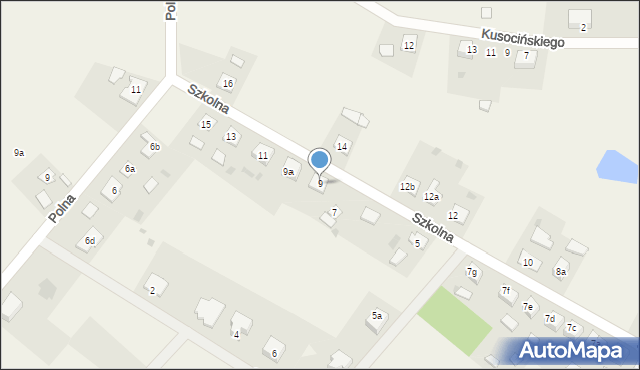 Laskowice, Szkolna, 9, mapa Laskowice