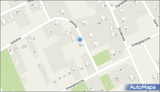 Laskowiec, Szkolna, 5, mapa Laskowiec