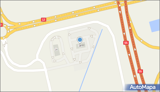 Lasocice, Szkolna, 1a, mapa Lasocice