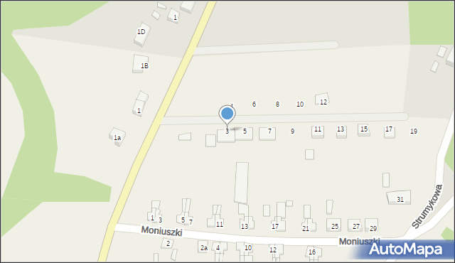 Lasów, Szymanowskiego Karola, 3, mapa Lasów