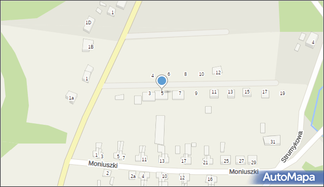 Lasów, Szymanowskiego Karola, 5, mapa Lasów