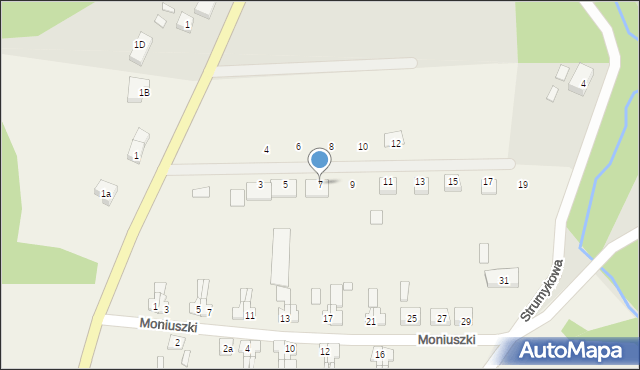 Lasów, Szymanowskiego Karola, 7, mapa Lasów