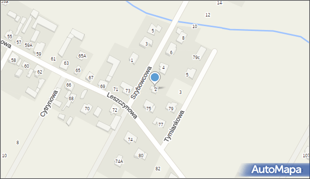 Laszczki, Szybowcowa, 2, mapa Laszczki