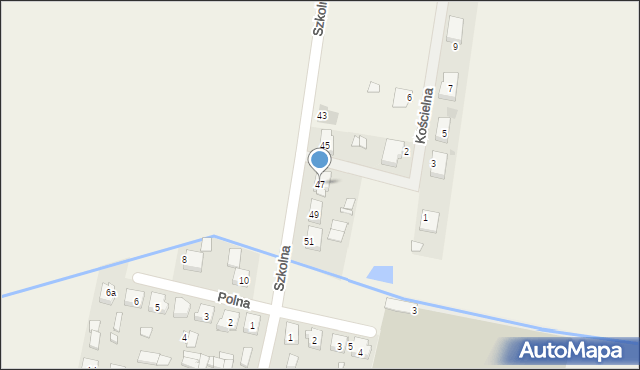 Latowice, Szkolna, 47, mapa Latowice