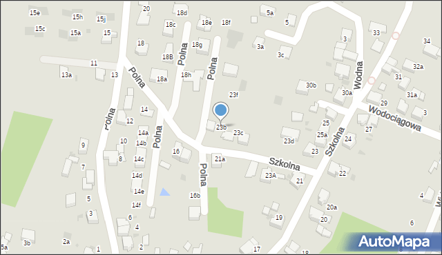 Łaziska Górne, Szkolna, 23b, mapa Łaziska Górne