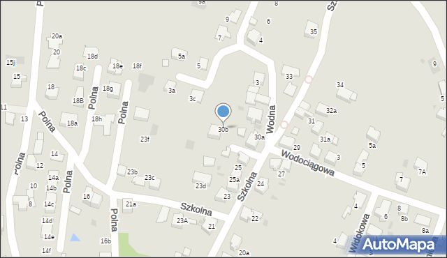 Łaziska Górne, Szkolna, 30b, mapa Łaziska Górne