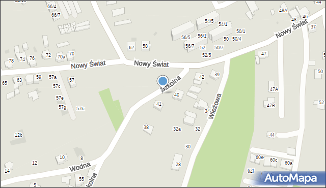 Łaziska Górne, Szkolna, 43, mapa Łaziska Górne