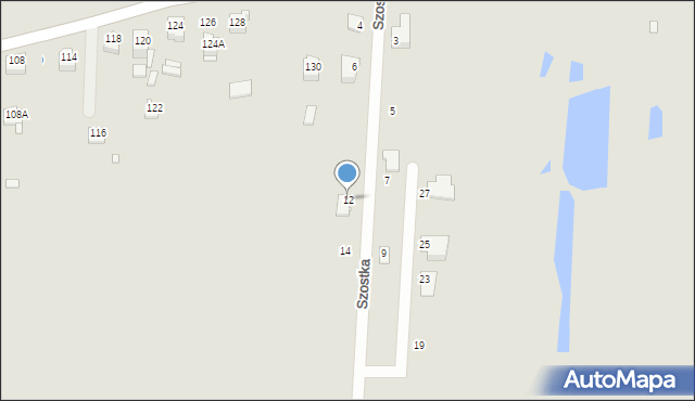 Łazy, Szostka Mieczysława, ks., 12, mapa Łazy