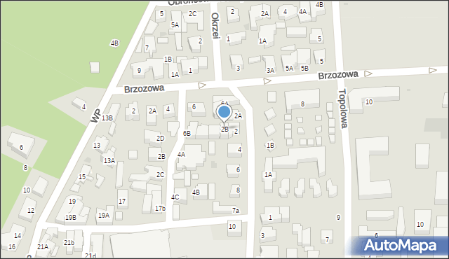 Łeba, Szkolna, 2B, mapa Łeba