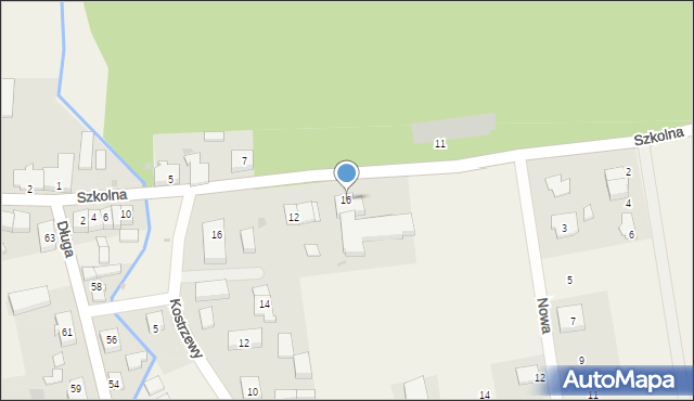Łęczyce, Szkolna, 16, mapa Łęczyce