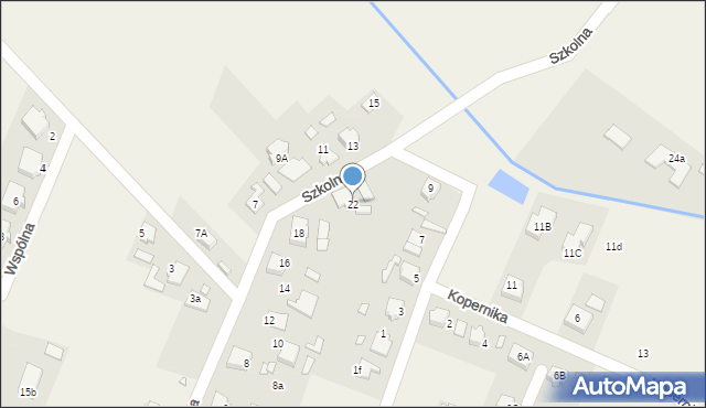 Lędziny, Szkolna, 22, mapa Lędziny