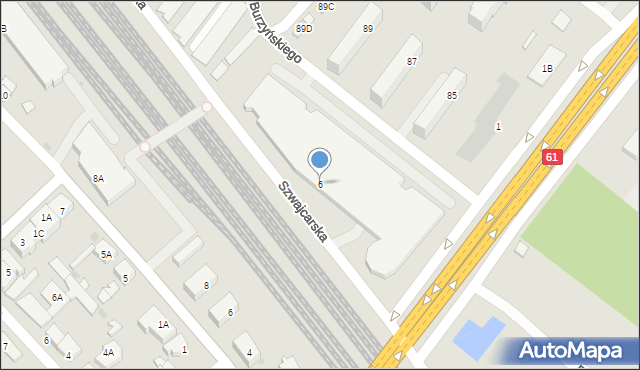 Legionowo, Szwajcarska, 6, mapa Legionowo