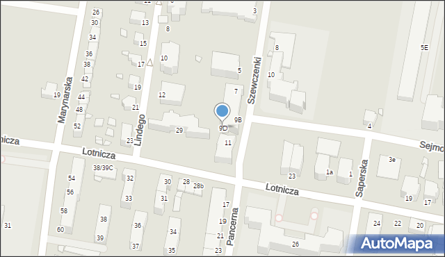 Legnica, Szewczenki Tarasa, 9D, mapa Legnicy