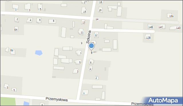 Lelis, Szkolna, 8, mapa Lelis