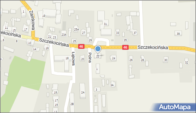 Lelów, Szczekocińska, 22, mapa Lelów