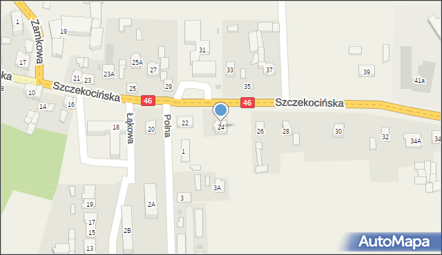 Lelów, Szczekocińska, 24, mapa Lelów