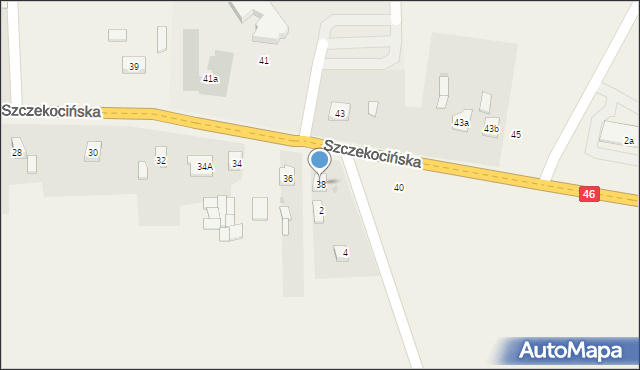 Lelów, Szczekocińska, 38, mapa Lelów