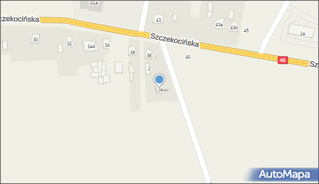 Lelów, Szczekocińska, 38b, mapa Lelów