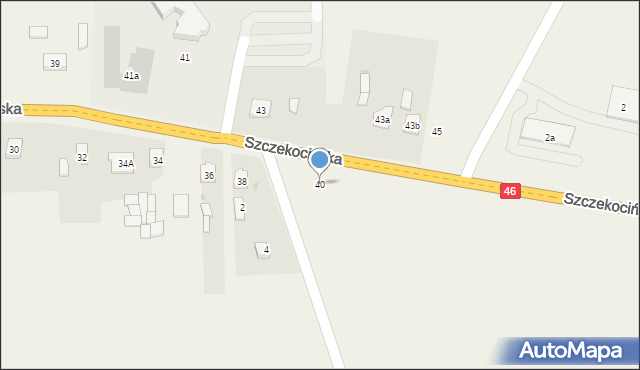 Lelów, Szczekocińska, 40, mapa Lelów